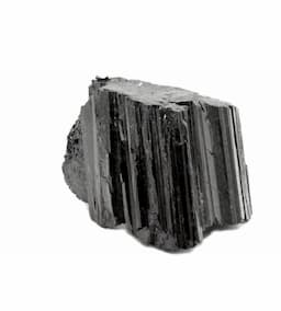 Turmalina negra en piedra natural
